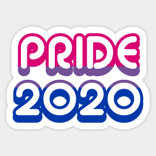 Bisexual Pride Flag 2020 Sticker